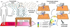 Fig 5  Gotículas respiratórias e aerossois produzidas por hospedeiro infectado.Castaño 2021.jpg